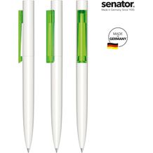 senator® Headliner Polished Basic Drehkugelschreiber (weiß / grün 376) (Art.-Nr. CA950628)