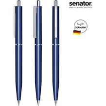 senator® Point Polished Druckkugelschreiber (blau 2757) (Art.-Nr. CA953525)