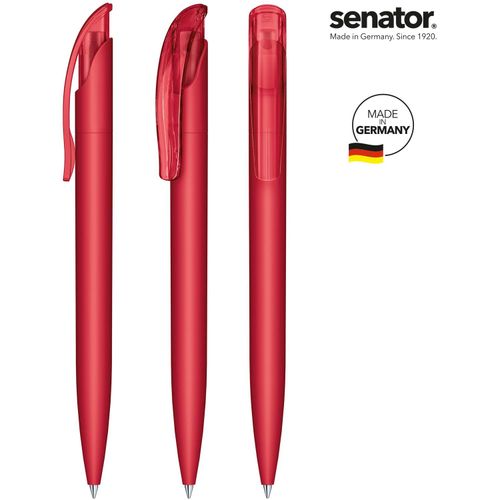 senator® Challenger Soft Touch Druckkugelschreiber (Art.-Nr. CA975806) - senator® Challenger Soft Touch Druckkug...