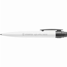 STABILO style white Kugelschreiber (weiß / transparent schwarz) (Art.-Nr. CA206827)