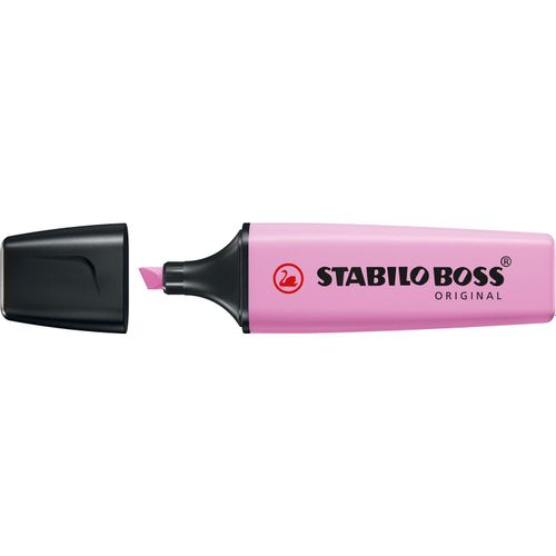 STABILO BOSS ORIGINAL Pastel Leuchtmarkierer (Art.-Nr. CA285527) - KLASSIKER. REKORDHALTER. MARKTFÜHRER...