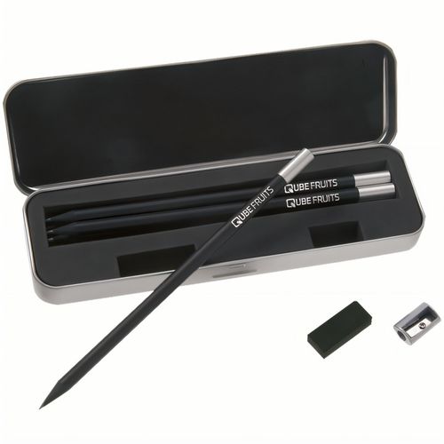 STABILO black box Grafitstift-Set (Art.-Nr. CA466240) - BLACK BEAUTY. Preisgekröntes Schreibset...