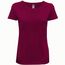 BS Evolution Damen-T-Shirt, 150 g/m2, 100 % Bio-Baumwolle (Weinrot) (Art.-Nr. CA112768)