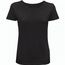 BS Moon Damen-T-Shirt, 150 g/m2, 100 % Bio-Baumwolle (Schwarz) (Art.-Nr. CA202829)