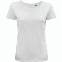 BS Moon Damen-T-Shirt, 150 g/m2, 100 % Bio-Baumwolle (Weiss) (Art.-Nr. CA254520)