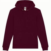 BS Felpa Hoodie, 280 g/m2, 70 % Baumwolle / 30 % Polyester (Weinrot) (Art.-Nr. CA307577)