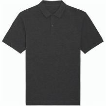 Prepster - Unisex Poloshirt (Dark Heather Grey, Heather Neppy Burgundy) (Art.-Nr. CA329518)