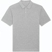 Prepster - Unisex Poloshirt (Heather Grey, Camel ST) (Art.-Nr. CA344590)