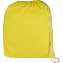 Turnbeutel aus Baumwolle (gelb) (Art.-Nr. CA409331)