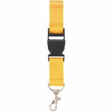 Lanyard 2,5cm mit Sicherheitsverschluss (gelb) (Art.-Nr. CA415953)