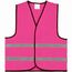 Promo Sicherheitsweste Polyester (rosa) (Art.-Nr. CA582522)