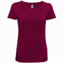 BS Evolution Damen-T-Shirt, 150 g/m2, 100 % Bio-Baumwolle (Weinrot) (Art.-Nr. CA618787)