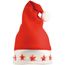 Weihnachtsmütze mit 5 Blinklichtern (Dusty Mint / weiß / PMS 186c) (Art.-Nr. CA679262)