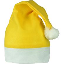 Promo Weihnachtsmütze (gelb / weiß) (Art.-Nr. CA775534)
