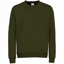 BS Atlas Pullover, 280 g/m2, 70 % Baumwolle / 30 % Polyester (olivgrün) (Art.-Nr. CA991094)