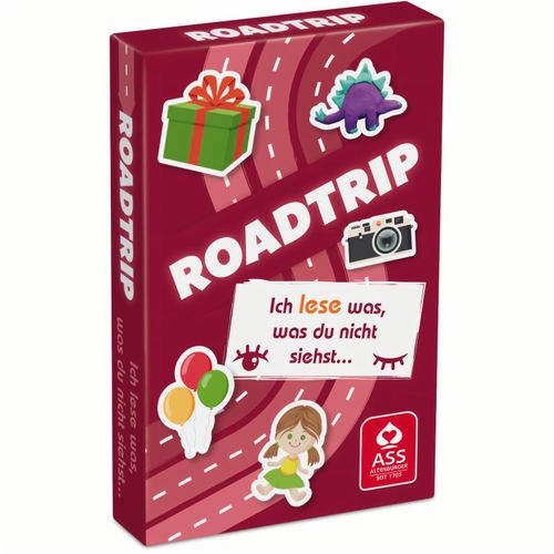 Reisespiel "Road Trip" - Ich lese, was du nicht siehst, 33 Blatt, in Faltschachtel (Art.-Nr. CA030701) - ASS Altenburger nimmt sie mit auf einen...