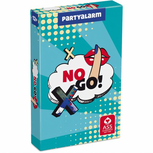 Partyspiel - No Go, in Faltschachtel (Art.-Nr. CA306639) - Partyspiel - No Go, 33 Blatt in 4/0-fgb....
