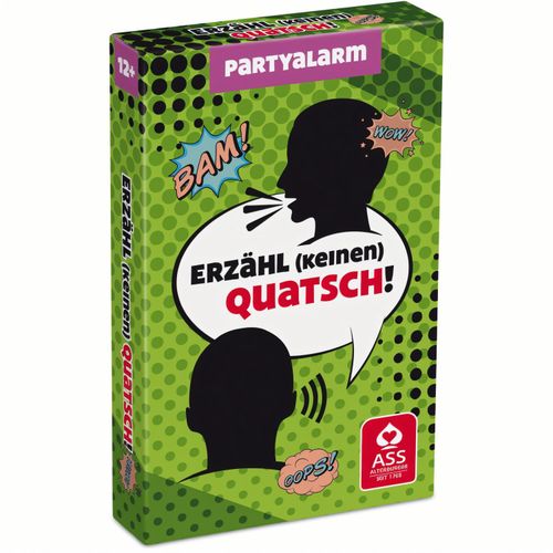 Partyspiel - Erzähl kein Quatsch, in Faltschachtel (Art.-Nr. CA445399) - Partyspiel - Erzähl kein Quatsch, 3...