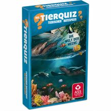 Quiz "Tierspiele" - Die Welt der Meere, in Faltschachtel (bunt) (Art.-Nr. CA452038)