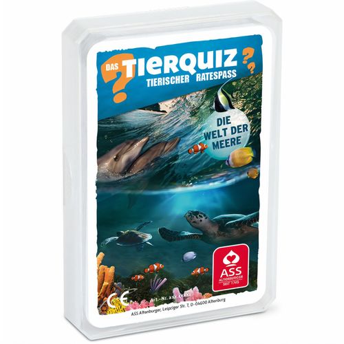 Quiz "Tierspiele" - Die Welt der Meere, im Kunststoffetui (Art.-Nr. CA638877) - Quiz - "Tierspiele" - Die Welt der...