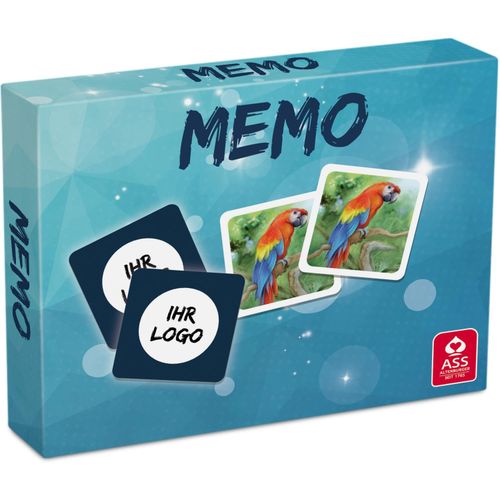 Memo 32-tlg. in Doppel-Faltschachtel (Art.-Nr. CA651526) - Memospiel 2 x 16 Karten in Doppel-Faltsc...