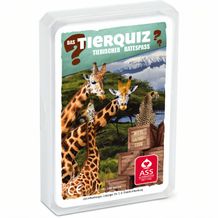 Quiz "Tierspiele" - Wilde Safari - Tour, im Kunststoffetui (bunt) (Art.-Nr. CA830432)