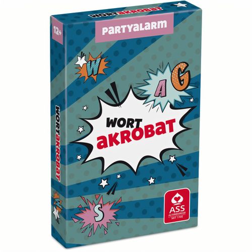 Partyspiel - Wort Akrobat, in Faltschachtel (Art.-Nr. CA844498) - Partyspiel - Wort Akrobat, 33 Blatt in...