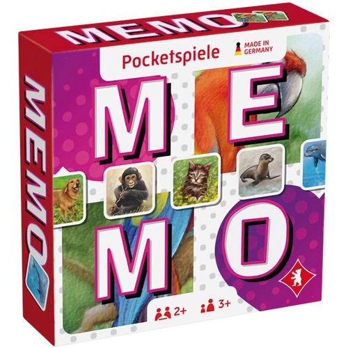 Memo 32-tlg. in Einfach-Faltschachtel (Art.-Nr. CA851960) - Memospiel - 2 x 16 Karten in Einfach-Fal...