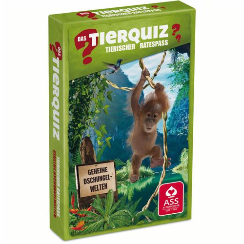 Quiz "Tierspiele" - Geheime Dschungel - Welten, in Faltschachtel (Art.-Nr. CA924071) - Quiz - "Tierspiele" - Geheime Dschungel...