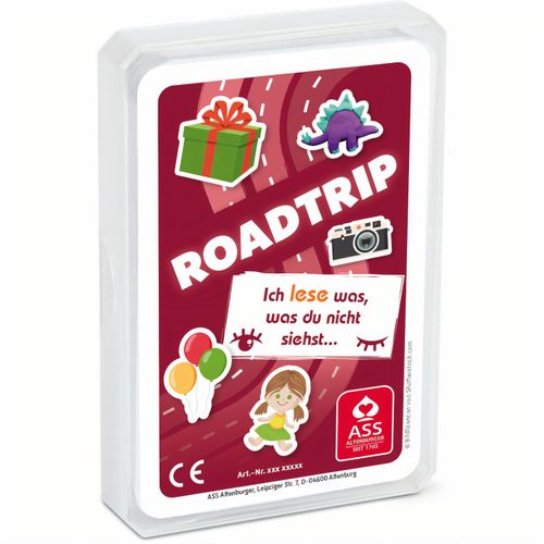 Reisespiel "Road Trip"  - Ich lese, was du nicht siehst, 33 Blatt, im Kunststoffetui (Art.-Nr. CA924590) - ASS Altenburger nimmt sie mit auf einen...