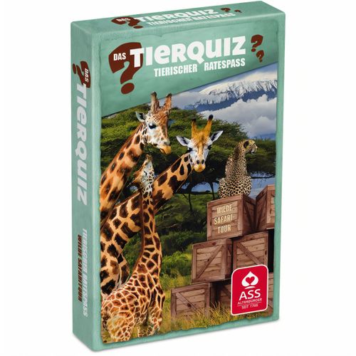 Quiz "Tierspiele" - Wilde Safari - Tour, in Faltschachtel (Art.-Nr. CA992184) - Quiz - "Tierspiele" - Wilde Safari -...