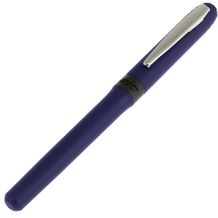 BIC® Grip Roller Siebdruck (navy blue / chrome / blaue Tinte) (Art.-Nr. CA010146)