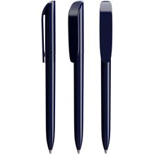 BIC® Super Clip Kugelschreiber Siebdruck (Marineblau / blaue Tinte) (Art.-Nr. CA015942)