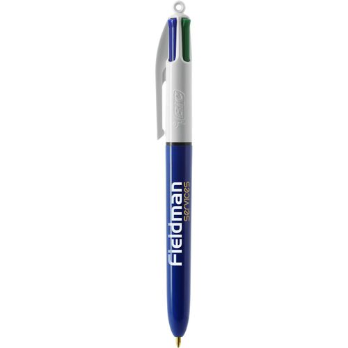 BIC® 4 Colours Kugelschreiber + Lanyard Digital (Art.-Nr. CA058474) - Einfach, zuverlässig, einfallsreich...