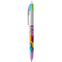 BIC® 4 Colours Fashion Kugelschreiber Siebdruck (weiß / Pastelllila) (Art.-Nr. CA064529)