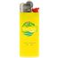 BIC® J25 Standard Feuerzeug Siebdruck (light Yellow Body / white Base / red Fork / chrome Hood) (Art.-Nr. CA081252)