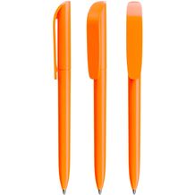 BIC® Super Clip Kugelschreiber Siebdruck (Säureorange / schwarze Tinte) (Art.-Nr. CA108272)