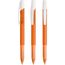 BIC® Media Clic Grip Kugelschreiber Siebdruck (Gefrostetes orange / Gefrostetes weiß / schwarze Tinte) (Art.-Nr. CA145063)