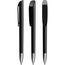 BIC® Super Clip Advance Kugelschreiber Siebdruck (chrom, schwarz) (Art.-Nr. CA148477)