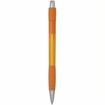 BIC® Striped Grip Kugelschreiber Tampondruck (orange / blaue Tinte) (Art.-Nr. CA183598)