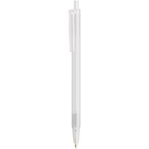 BIC® Clic Stic Kugelschreiber Siebdruck (Gefrostetes weiß / schwarze Tinte) (Art.-Nr. CA184009)