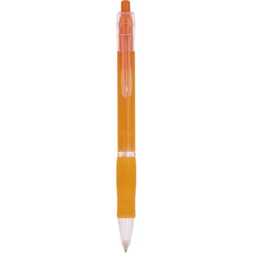 BIC® Click Kugelschreiber Tampondruck (Art.-Nr. CA198380) - Farbig gefrosteter Schaft mit softer,...