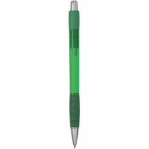 BIC® Striped Grip Kugelschreiber Tampondruck (grün / blaue Tinte) (Art.-Nr. CA230642)