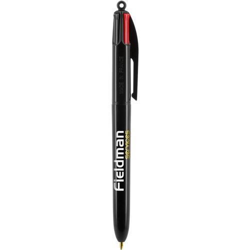 BIC® 4 Colours Kugelschreiber + Lanyard BritePix' (Art.-Nr. CA255187) - Einfach, zuverlässig, einfallsreich...
