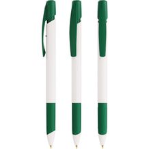BIC® Media Clic Grip Ecolutions® Kugelschreiber Siebdruck (weiß / grün / schwarze Tinte) (Art.-Nr. CA309620)