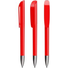 BIC® Super Clip Advance Kugelschreiber Siebdruck (Chrom, Blaue Tinte) (Art.-Nr. CA330965)