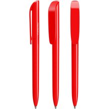 BIC® Super Clip BGUARD' Antibacterial Kugelschreiber Siebdruck (Rot / schwarze Tinte) (Art.-Nr. CA353050)