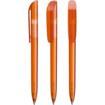 BIC® Super Clip Kugelschreiber BritePix' (transparentes orange / schwarze Tinte) (Art.-Nr. CA369345)