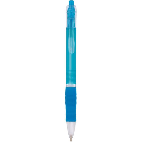 BIC® Click Kugelschreiber Tampondruck (Art.-Nr. CA404594) - Farbig gefrosteter Schaft mit softer,...