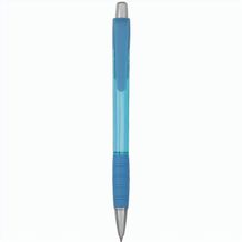 BIC® Striped Grip Kugelschreiber Siebdruck (light blue / blaue Tinte) (Art.-Nr. CA476616)